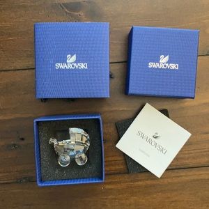 Authentic Swarovski baby carriage